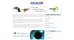 Desktop Screenshot of escalonmed.com